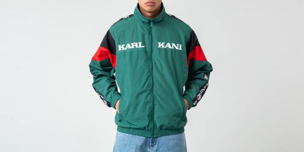Karl Kani Retro Trackjacket Green/ Red/ Black
