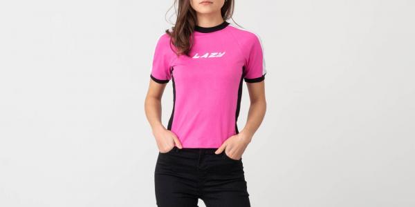 Lazy Oaf Lazy Sports Ringer Tee Pink