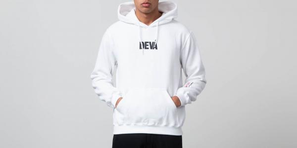 Devá States Logo Hoodie White