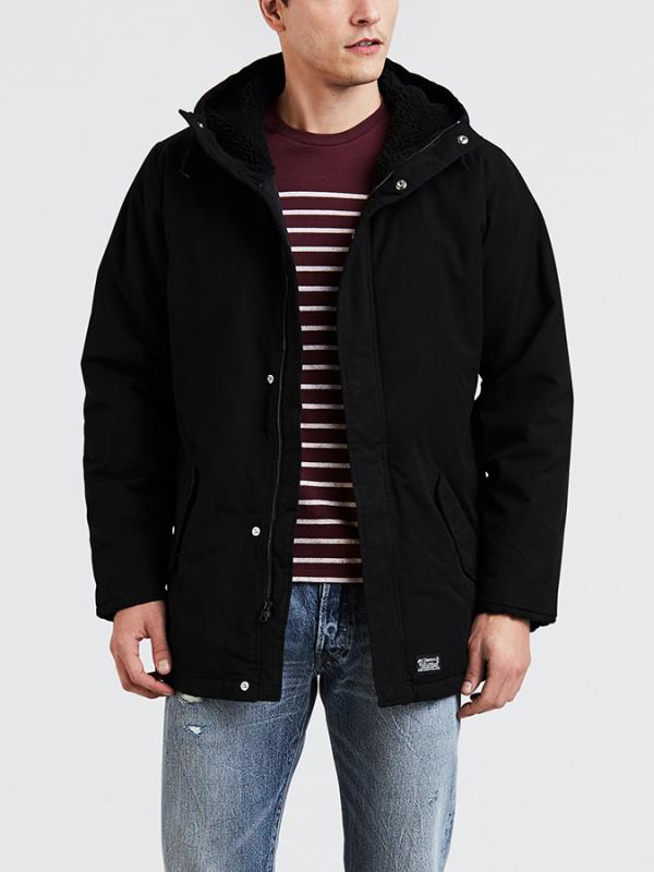 Bunda LEVI'S Thermore Padded Parka Black Černá