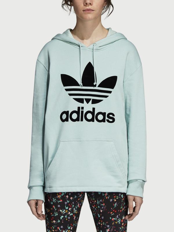 Mikina adidas Originals Os Hoodie Zelená