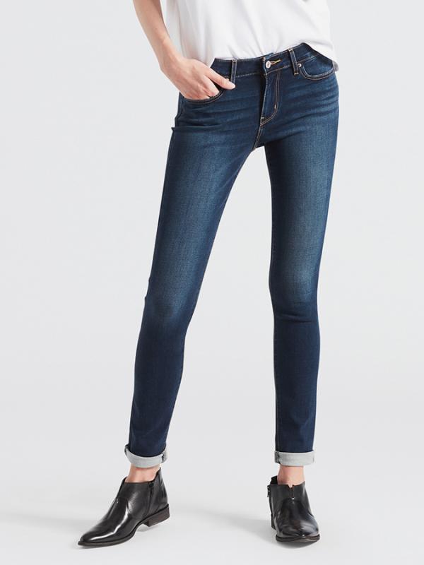 Džíny LEVI'S 711 Skinny Still Dreamin T2 Modrá