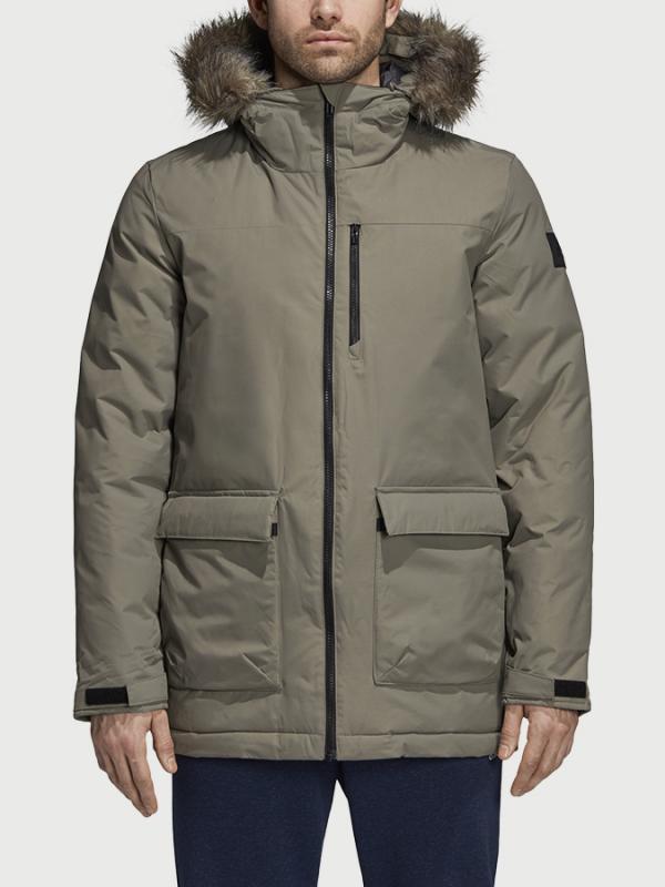 Bunda adidas Performance Xploric Parka Hnědá
