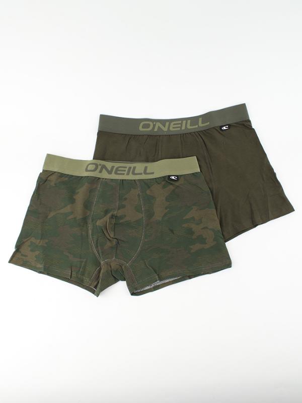 Boxerky O´Neill Boxershorts 2-pack Camouflage Zelená