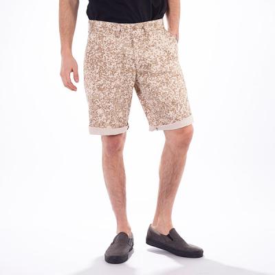 Kraťasy Carhartt Johnson Short Camo Stain, Leather