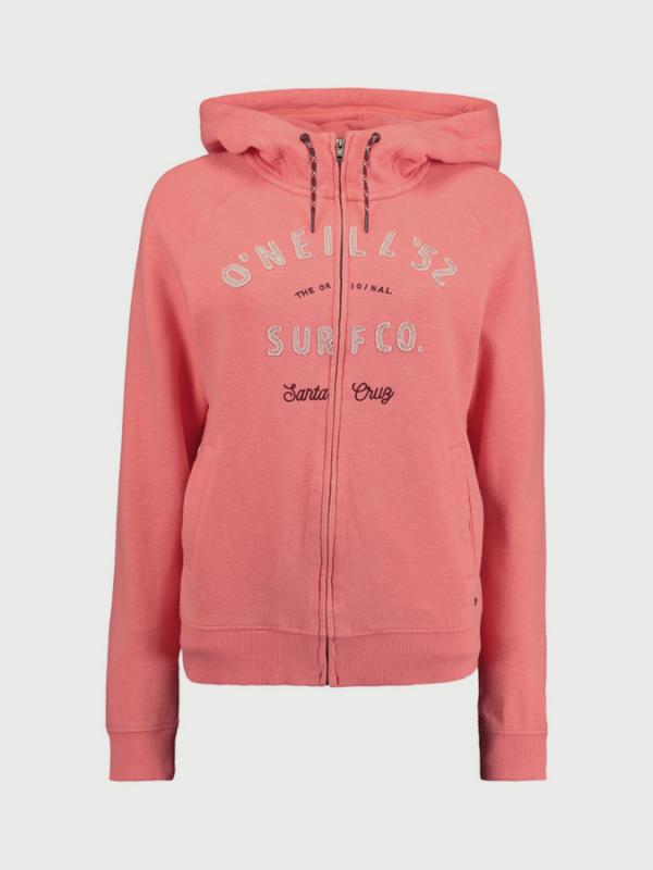 Mikina O´Neill LW Easy Fantastic Zip Hoodie Růžová