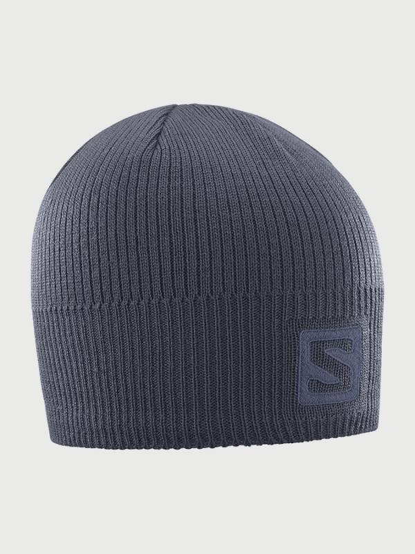Čepice Salomon Logo Beanie Modrá