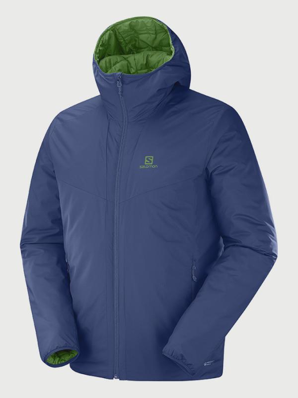 Bunda Salomon Drifter Loft Hoodie M Modrá