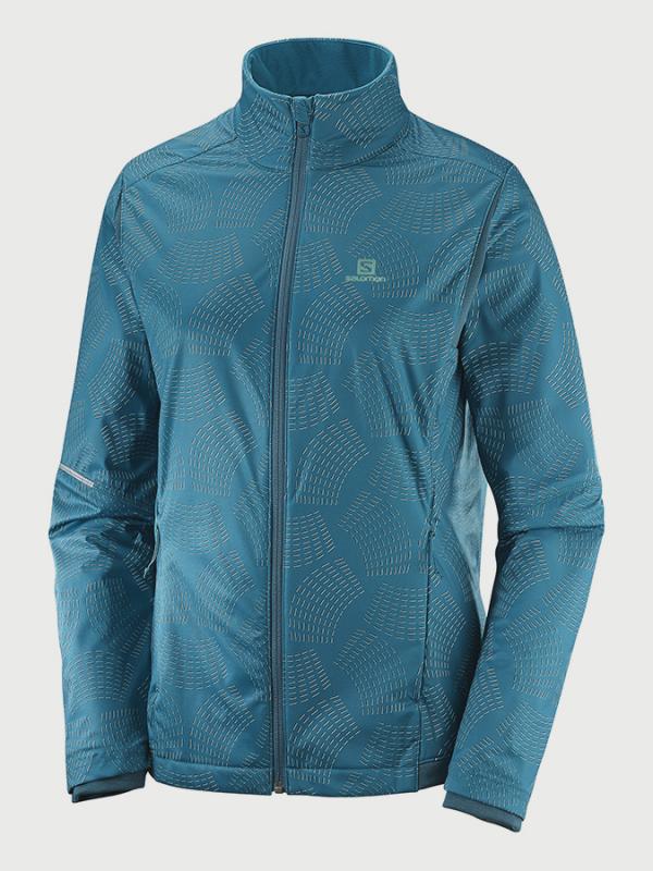Bunda Salomon Agile Warm Jkt W Modrá