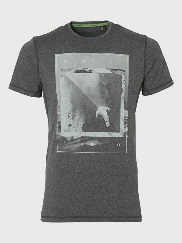 Tričko O´Neill PM Framed Hybrid T-Shirt Šedá