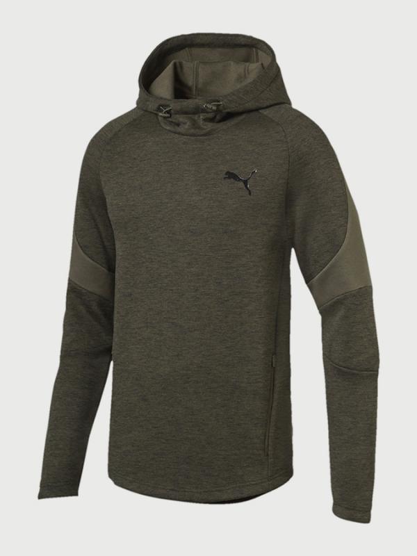 Mikina Puma Evostripe Hoody Zelená