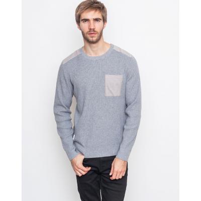 Svetr WeSC Kayden GREY MELANGE