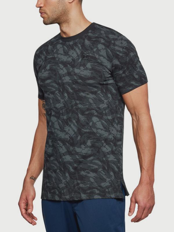 Tričko Under Armour Aop Sportstyle SS Černá