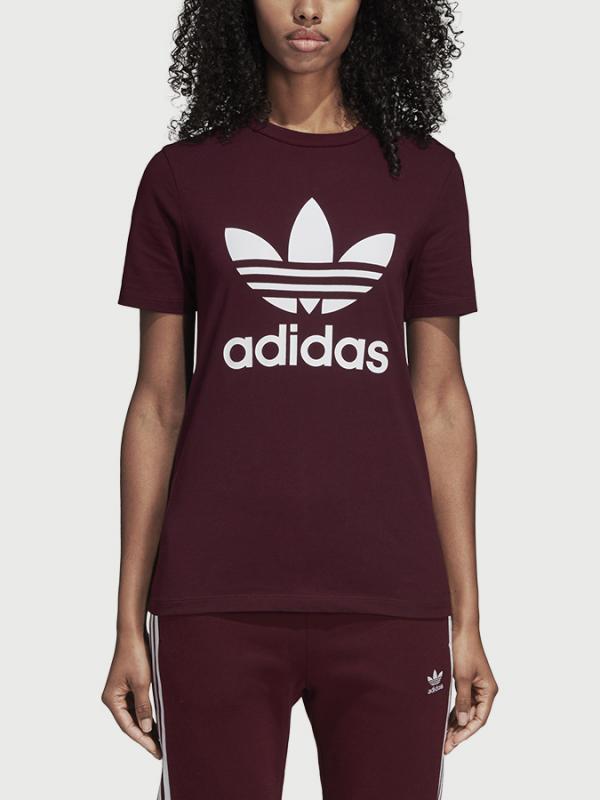 Tričko adidas Originals Trefoil Tee Červená