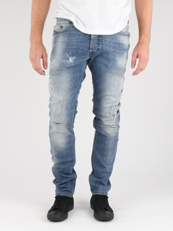 Džíny Diesel Tepphar L.32 Pantaloni Modrá