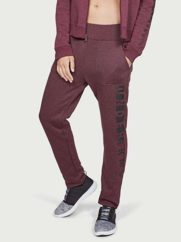 Tepláky Under Armour Rival Fleece Pant Červená