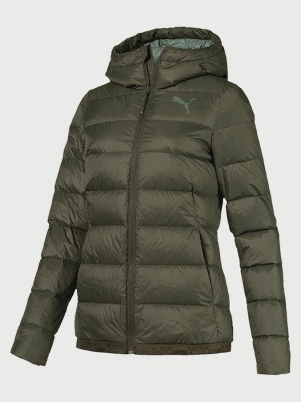 Bunda Puma PWRWarm packLITE 600 HD JKT Zelená