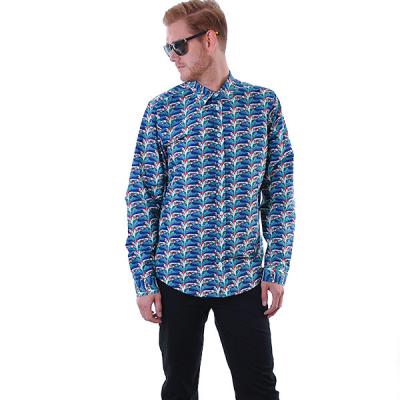 Košile Makia KINGFISHER SHIRT multicolor