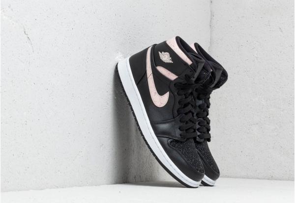 Air Jordan Wmns 1 Retro Prem Black/ Silt Red-Rush Maroon-White