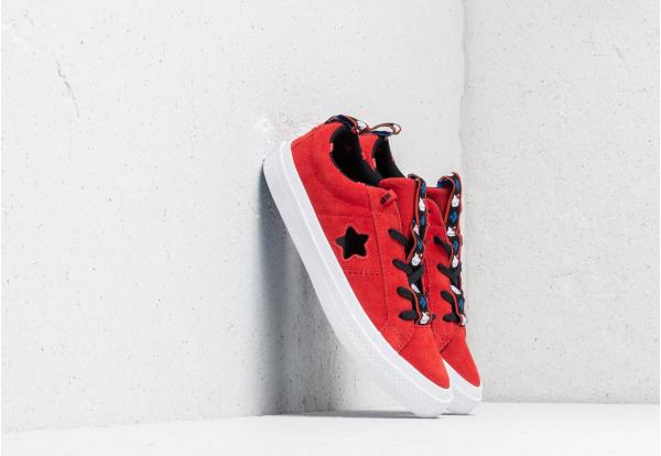 Converse x Hello Kitty One Star X Fire Red/ Black White
