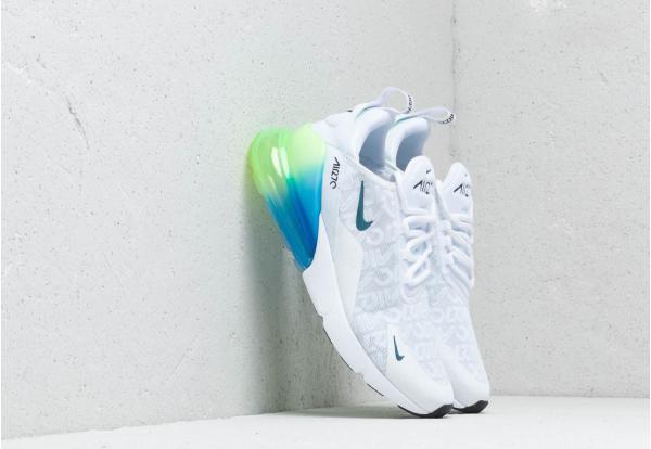 Nike Air Max 270 Se White/ White-Lime Blast-Photo Blue