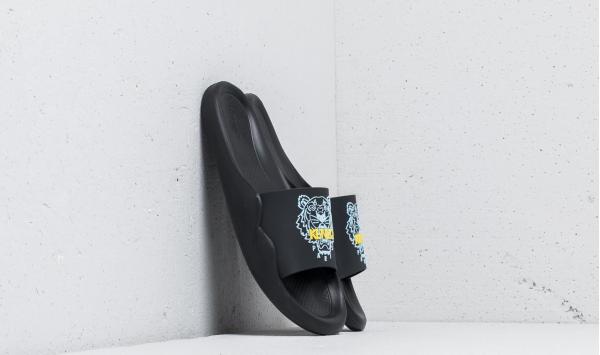 Kenzo Tiger Pool Sandals Black