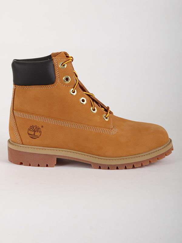 Boty Timberland 6IN Prem Wheat Nubuc Yellow Hnědá