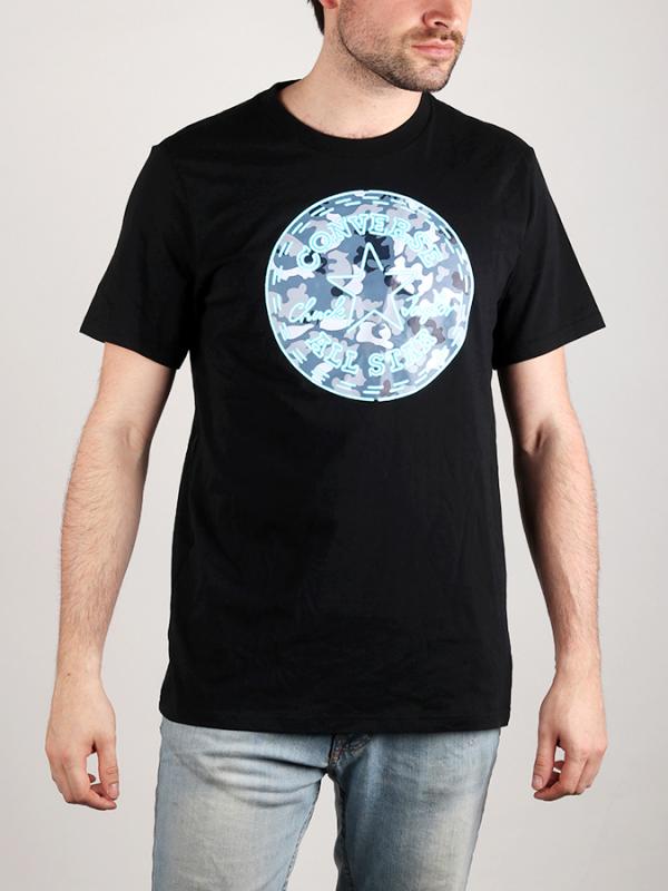 Tričko Converse Neon CP Camo Fill Tee Černá