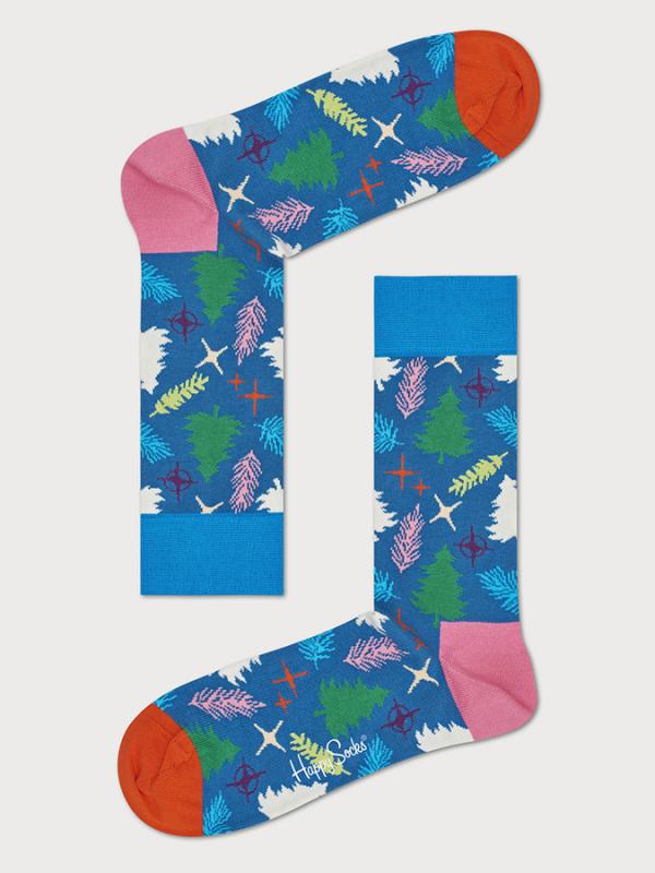 Ponožky Happy Socks Tree Sock Modrá