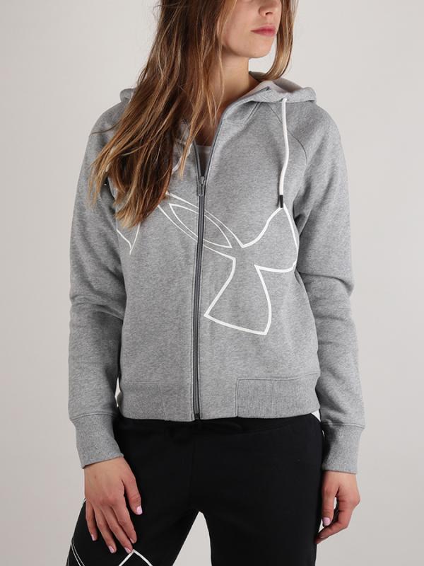 Mikina Under Armour Good Europe Fz Šedá