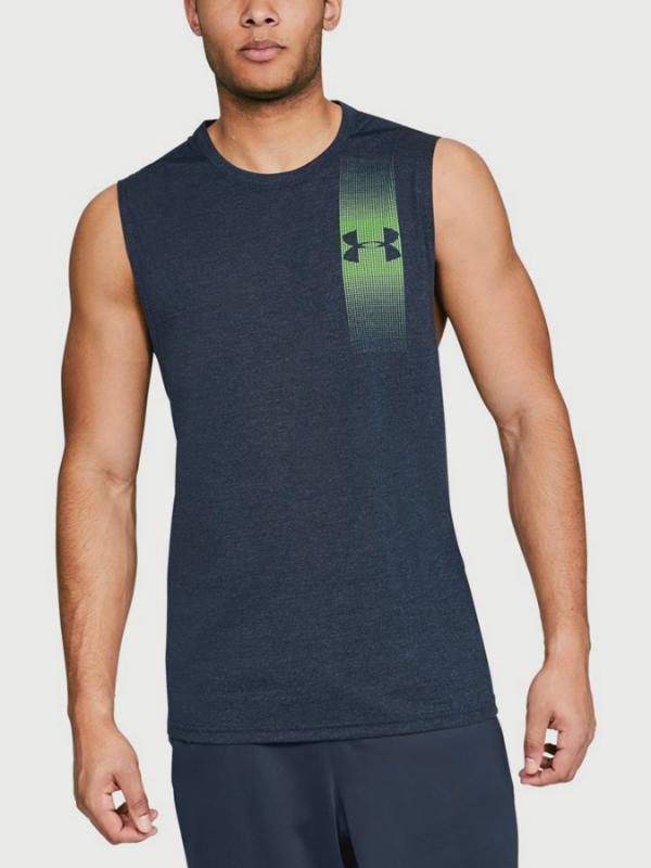 Tílko Under Armour Threadborne Grph Muscle Tank Modrá