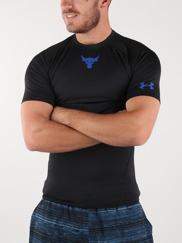 Kompresní tričko Under Armour PROJECT ROCK SS Černá