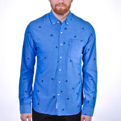 Košile Loreak Mendian L/S Broome BLUE