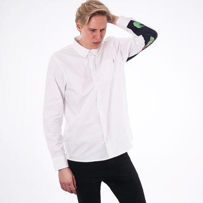 Košile Carhartt L/S Raymond Shirt Tropic Print, White