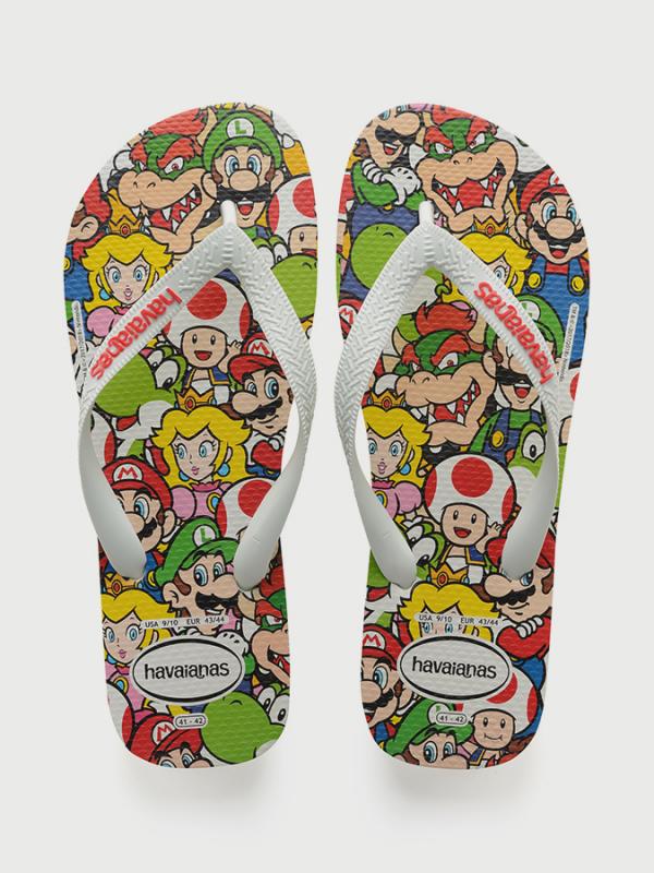 Žabky Havaianas Mario Bros White Barevná