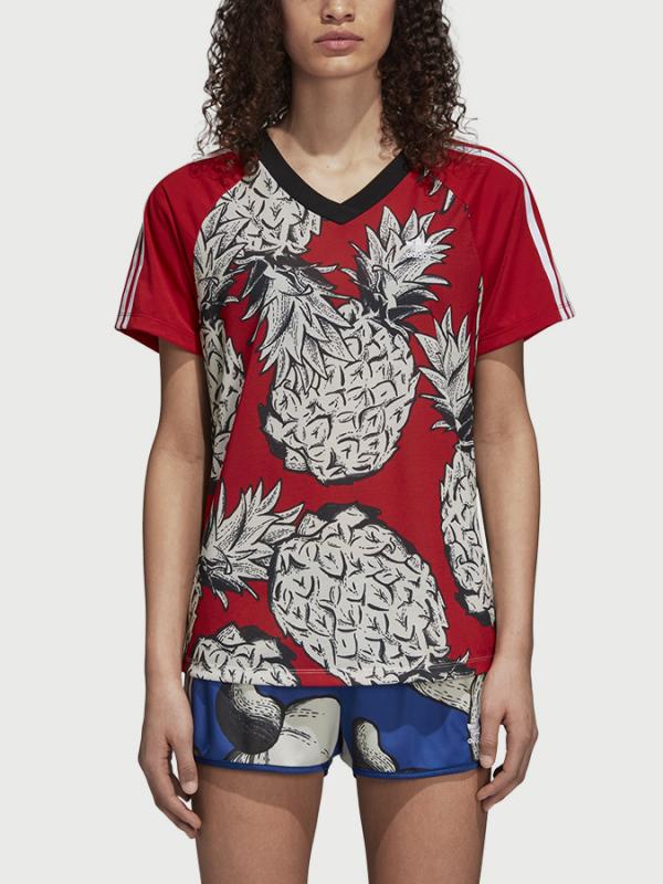 Tričko adidas Originals 3 Stripes Tee Barevná