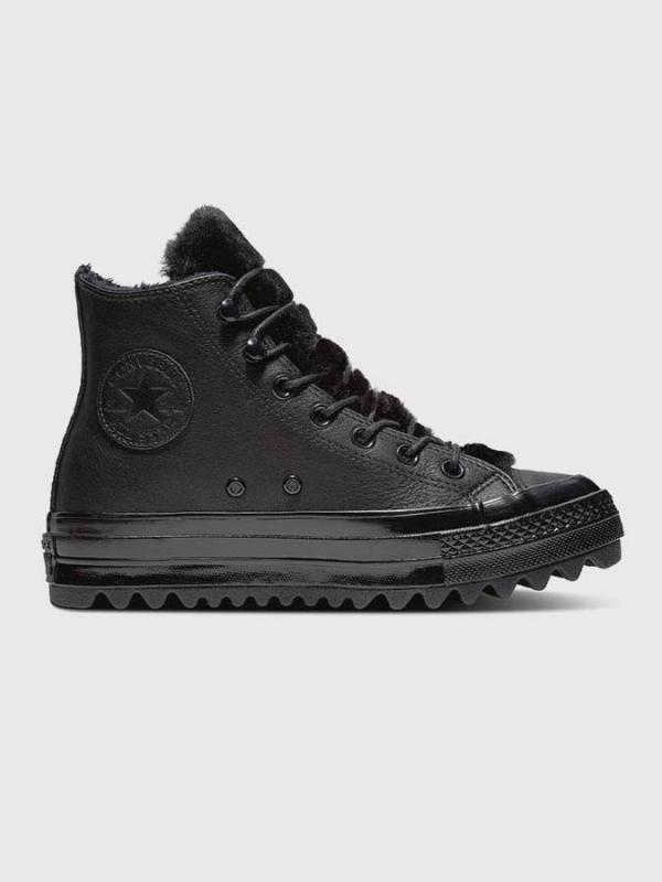 Boty Converse Chuck Taylor AS Lift Ripple HI Černá