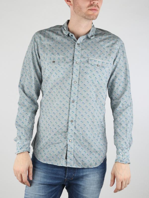 Košile Diesel SULPHER-P CAMICIA Modrá