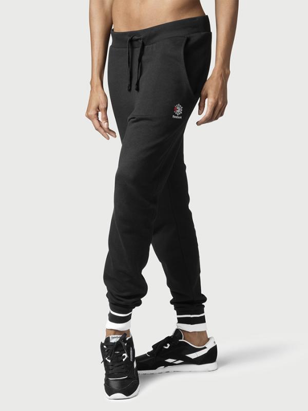 Tepláky Reebok AC Ft Pant Černá