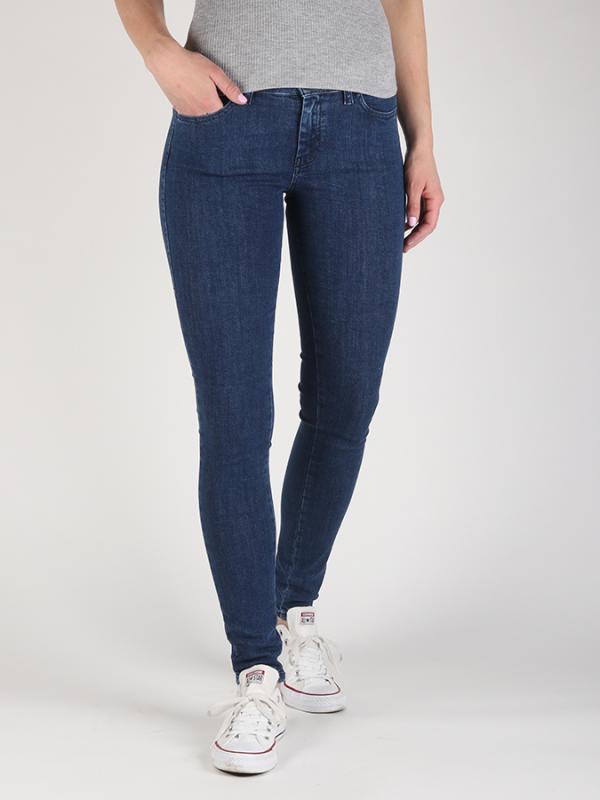 Džíny Diesel Skinzee L.32 Pantaloni Modrá