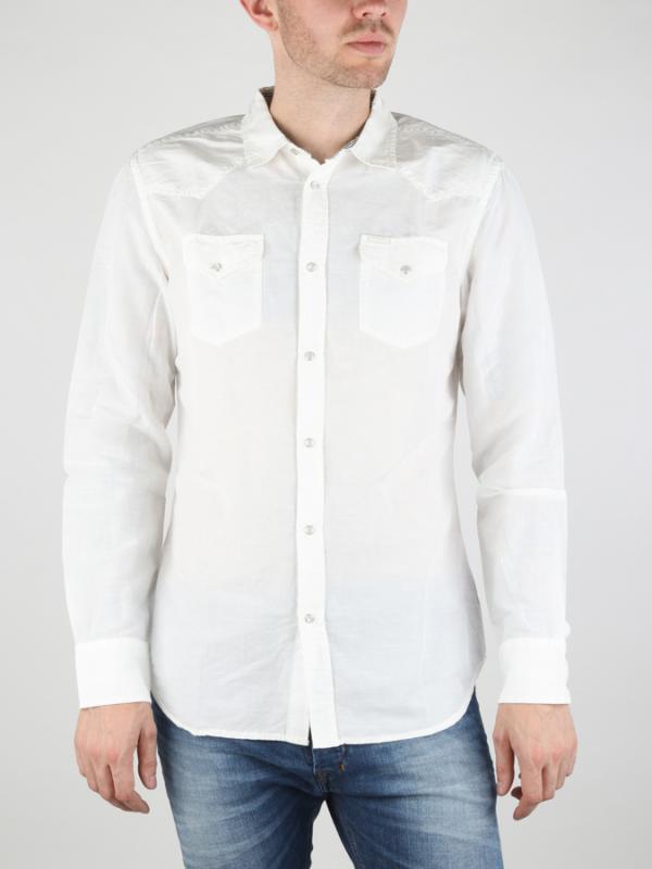 Košile Diesel S-SULFA CAMICIA Bílá