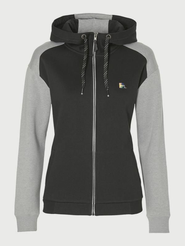 Mikina O´Neill LW Colour Block Fz Hoodie Černá