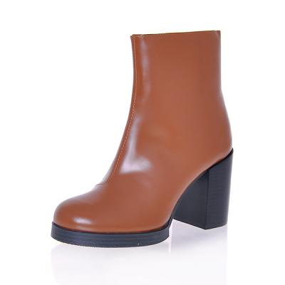 Boty Cheap Monday Layer ankle boot brown