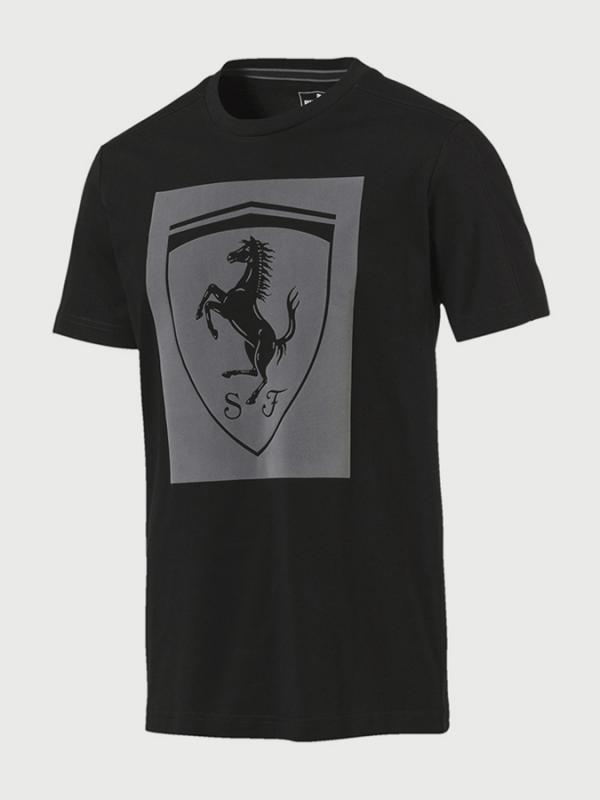 Tričko Puma Ferrari Big Shield Tee Černá