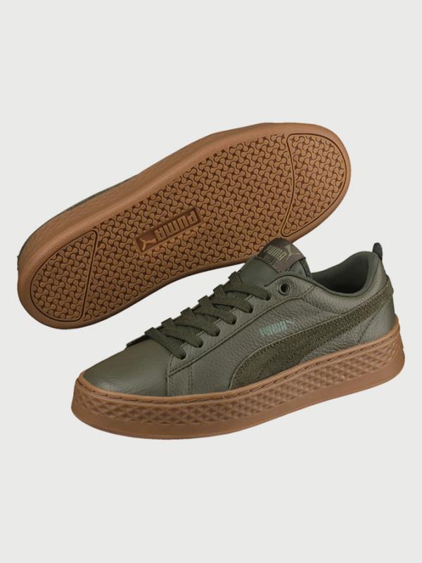 Boty Puma Smash Platform L Zelená
