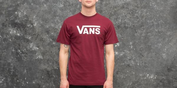 Vans Classic Tee Burgundy-White