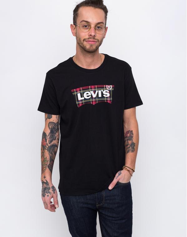 Levi´s® Housemark Black Plaid Fill M