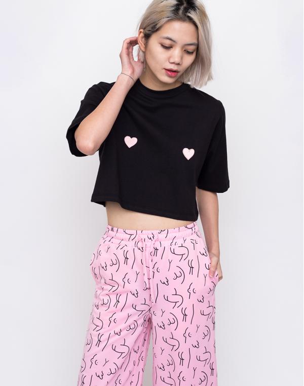 Lazy Oaf Naked Crop Pj Set MULTI L