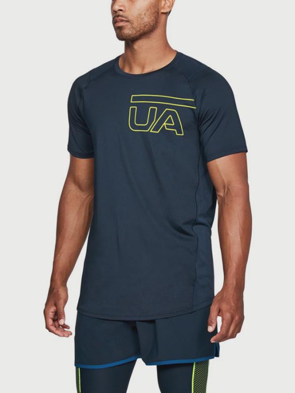 Tričko Under Armour Raid 2.0 Graphic SS Modrá