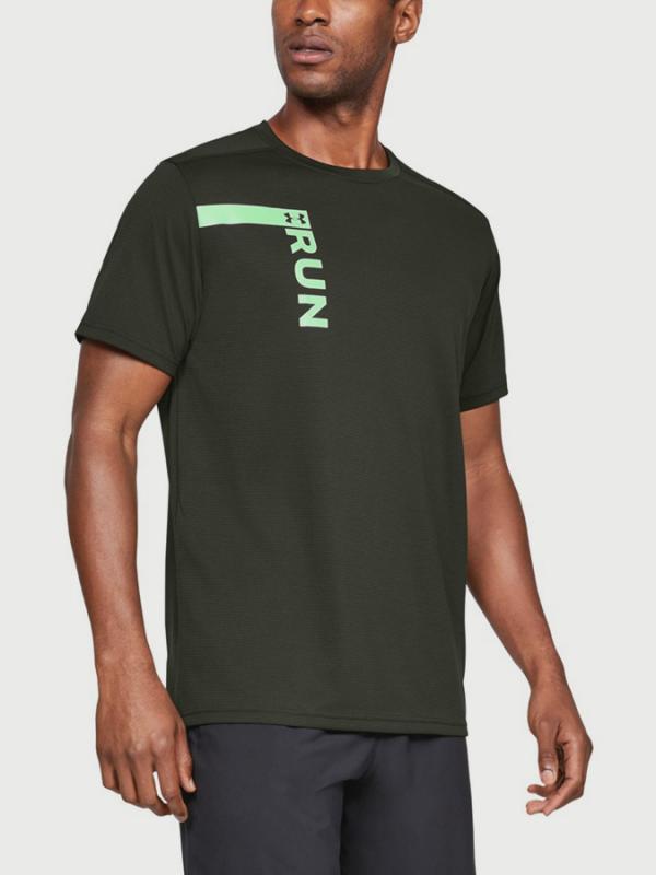 Tričko Under Armour Run Tall Graphic Ss Zelená